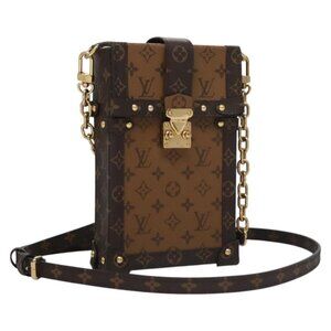 LOUIS VUITTON Reverse Pochette Trunk Vertical Shoulder Bag
